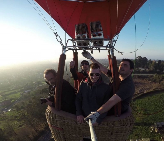 Selfie en el globo